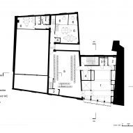 Third floor plan of Backstage, The Old Vic by Haworth Tompkins