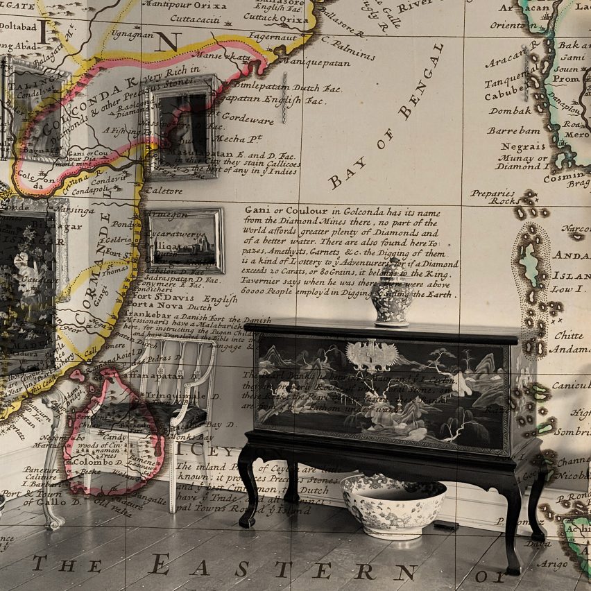 an image of a room with black text overlaid