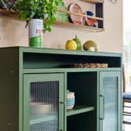 Fern Peek cabinets by Bisley
