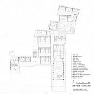 Plan of Jiangnan House Yangzhou Guangling by BLUE Architecture Studio