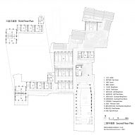 Plan of Jiangnan House Yangzhou Guangling by BLUE Architecture Studio