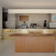 Osaka Castle's Golden Tea Room informs interiors of Blue Bottle Coffee Shinsaibashi