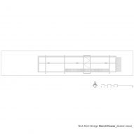 Roof plan of Bondi House by Nick Kent