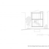 Section of Bondi House by Nick Kent