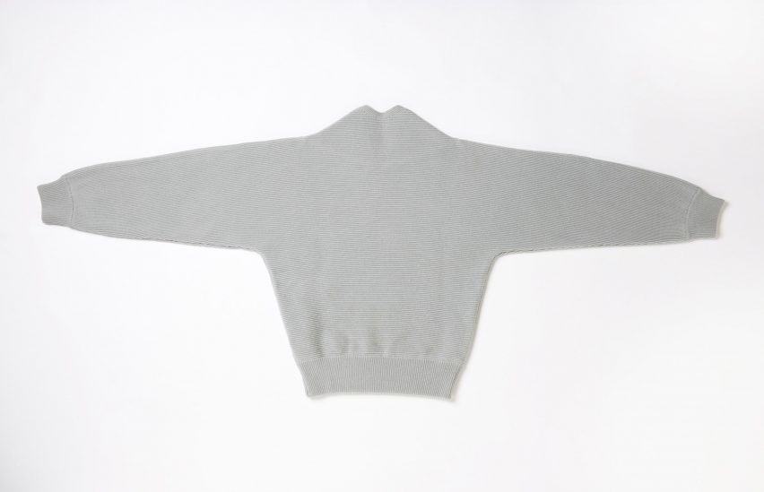 Brutalist Sweater in light grey