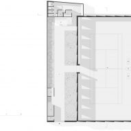 Plan of Backyard Community Club by DeRoche Projects