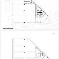 Floor plans of the CityLife padel centre by Novembre Studio