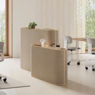 Giro acoustic room divider by Yonoh for Zilenzio