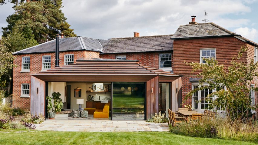 Jackson Design Studio adds copper extension to Hops House in West Sussex