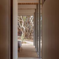 Bedroom overlooking trees