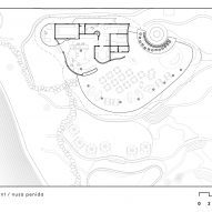 Shell Restaurant plan, Intaaya Retreat by Pablo Luna Studio
