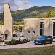 Kia unveils new EV5 at educational academy surrounded by courtyards and water gardens