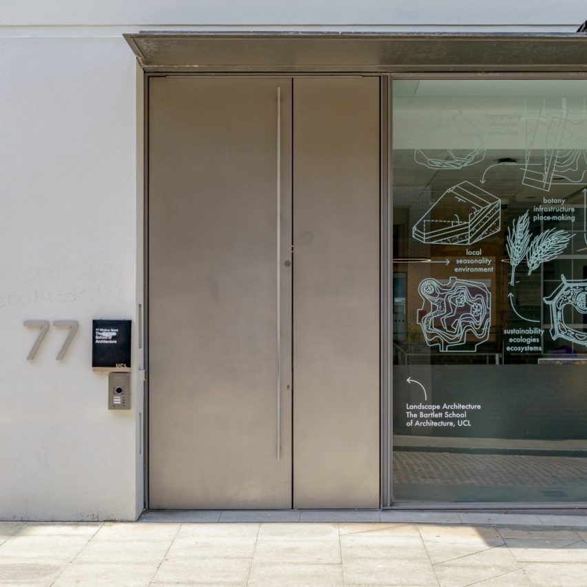 an image of an architecture studio entrance