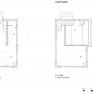 Levels 1 and 2 floor plans