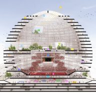 Section of The Grand Ballroom by MVRDV