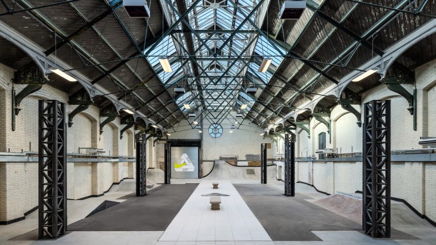 Nike and Palace Skateboards create transforming skatepark in Victoria public baths