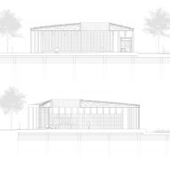 Section of Pier Pavilion by Besley & Spresser