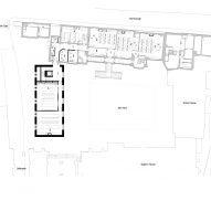First floor plan of The Rausing Science Centre for The King's School in Canterbury by Walters & Cohen