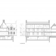 Section of The Rausing Science Centre for The King's School in Canterbury by Walters & Cohen