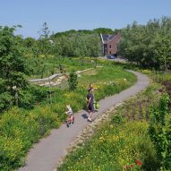 "Edible neighbourhood" surrounded by fruit trees in the Netherlands