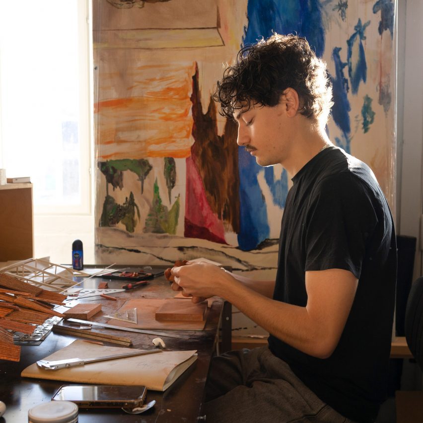 a furniture design student