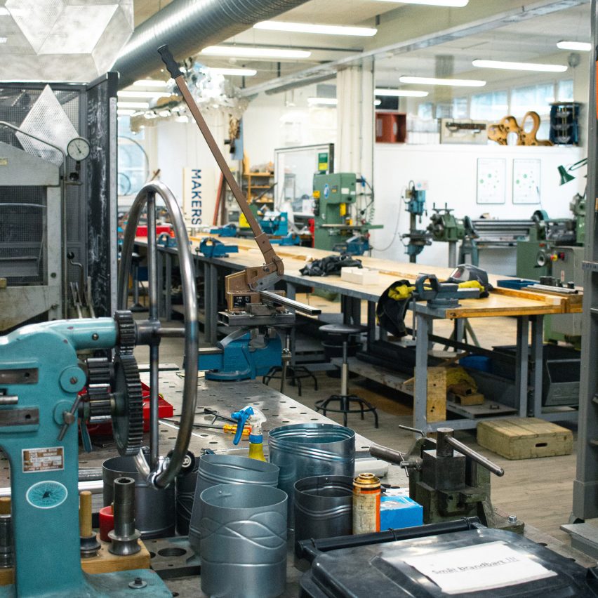 a photograph of a workshop