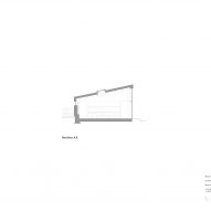 Section of South Barn by Studio Weave