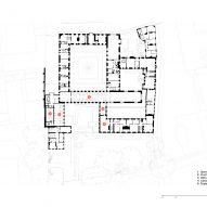 First floor plan of The Spencer Building by Wright & Wright