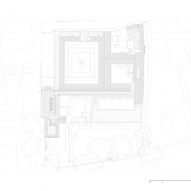Roof plan of The Spencer Building by Wright & Wright