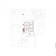 Site plan of The Spencer Building by Wright & Wright