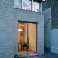 Rear elevation of Stone and Steel House extension by DGN Studio and Sarah Izod