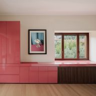Desk and wardrobes in revamp of 1960s villa by StudioTamat