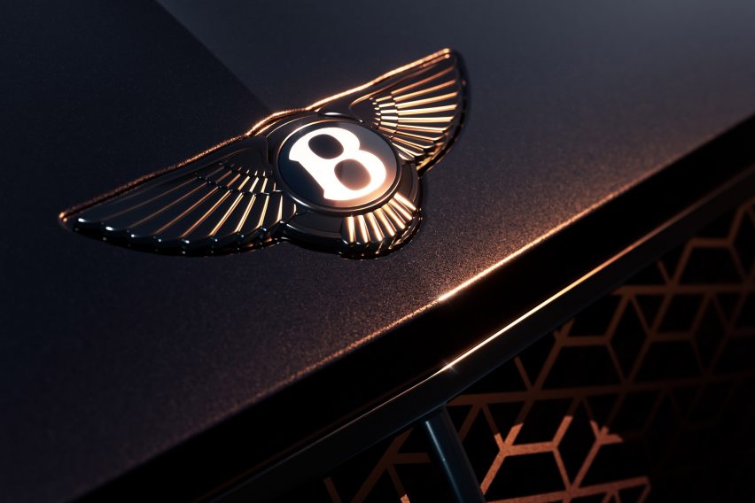 Bentley logo on a car