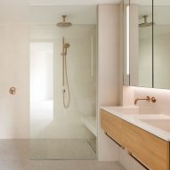 Shower and sink