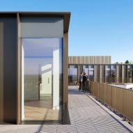 Rooftop wraparound terrace