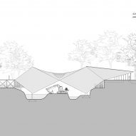 Elevation of Bridge House by Wallmakers