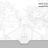 Elevation of Bridge House by Wallmakers