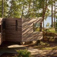 Omer Arbel Office designs cedar-clad British Columbia house for rising tides