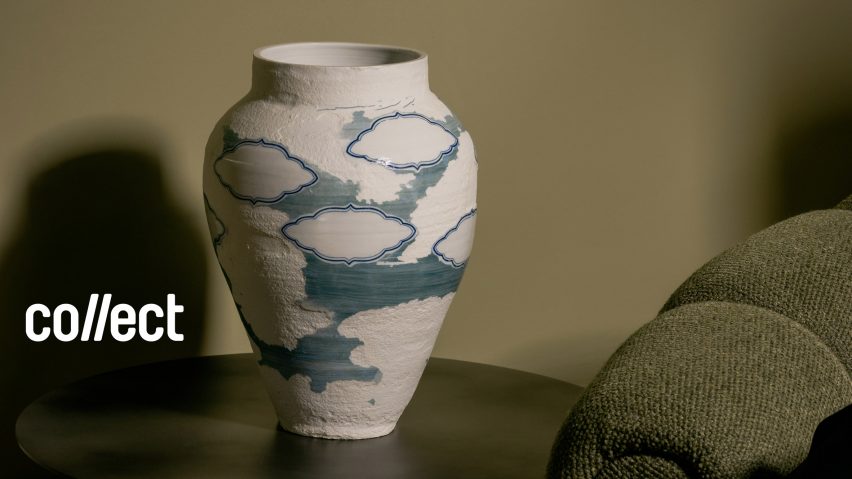 Photo of vase with text overlay