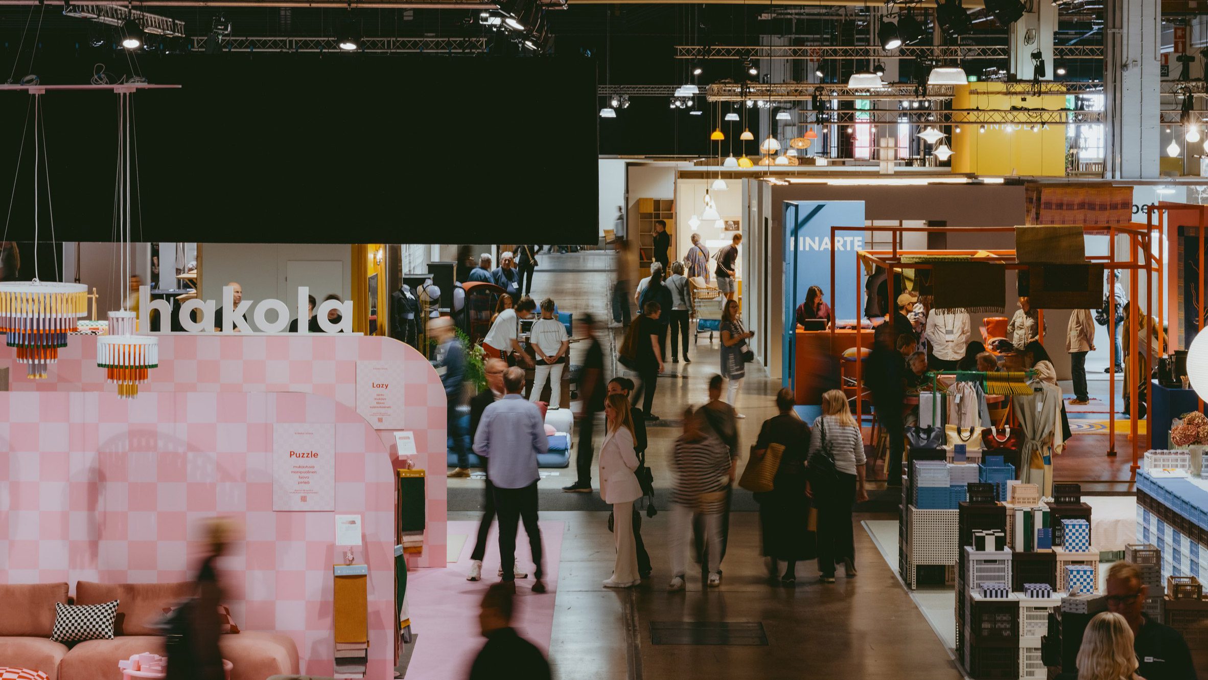 Photo of exhibition at Habitare