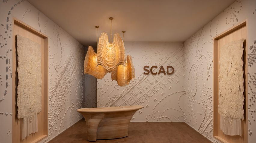 SCAD booth at Design Miami in Miami Beach