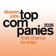Final chance to enter Dezeen Jobs Top Companies 2026