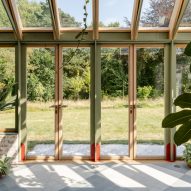 Timber conservatory doors