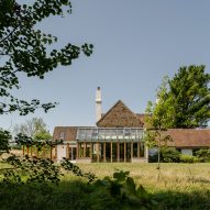 Exterior of country house in Kent