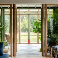 Doors leading through to conservatory