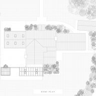 A Place in the Country aerial roof drawings