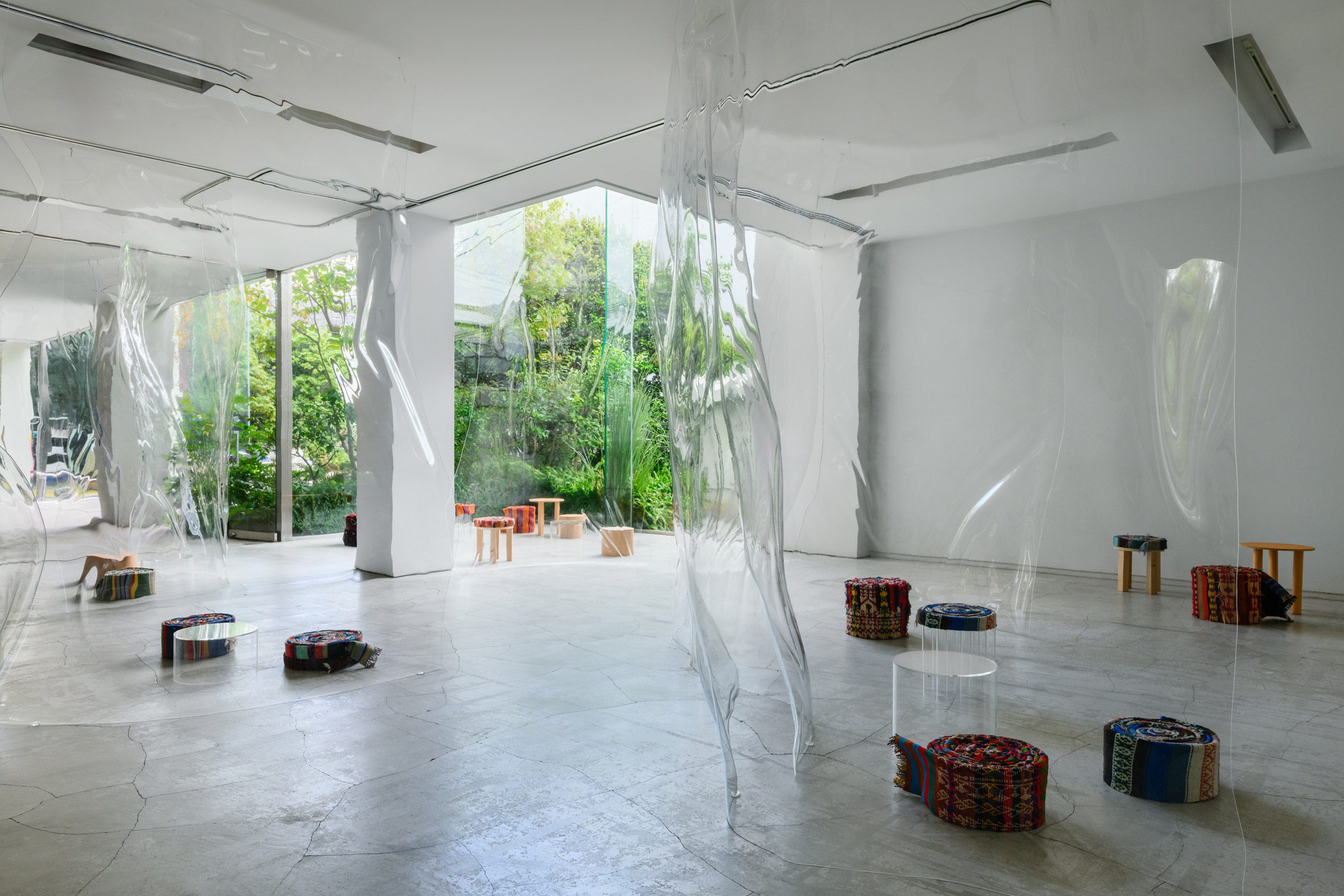 Heated acrylic walls