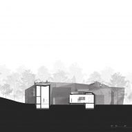 Section of Xiao Feng Art Museum by ZAO/standardarchitecture