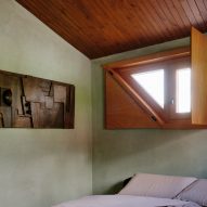 Bedroom in Co.arch Studio apartment renovation in Mario Galvagni's Giomein