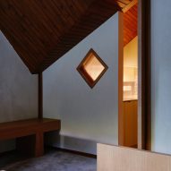 Night view in Co.arch Studio apartment renovation in Mario Galvagni's Giomein